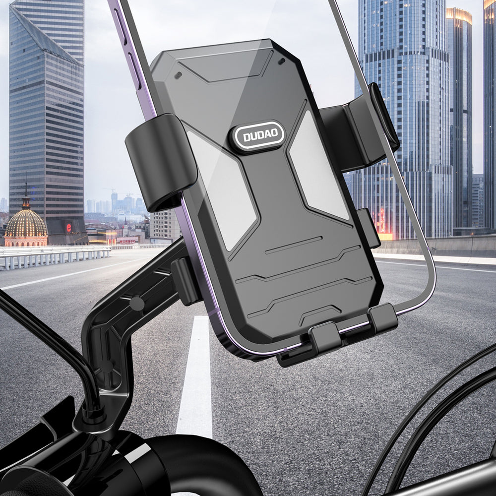 Dudao F7C+ bicycle / motorcycle phone holder - black_5