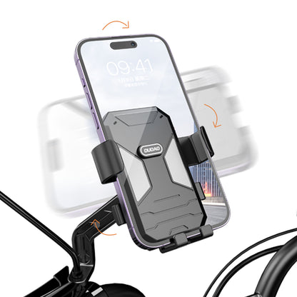 Dudao F7C+ bicycle / motorcycle phone holder - black_2