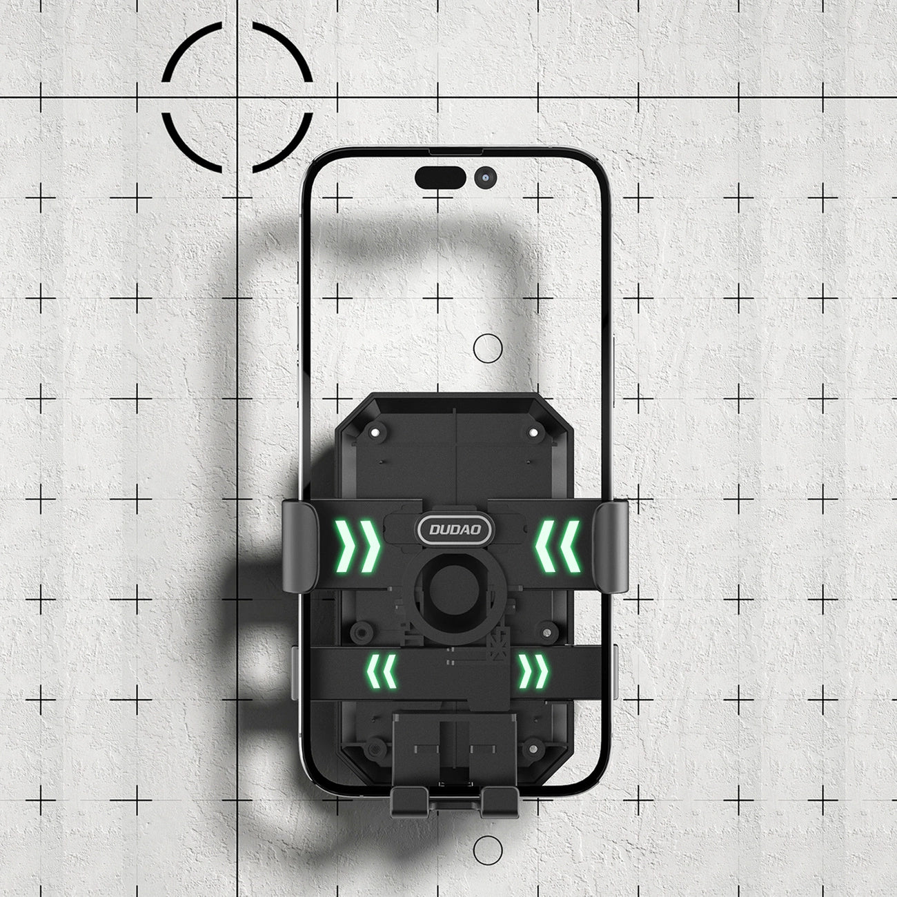 Bicycle / motorcycle phone holder Dudao F7C - black_3