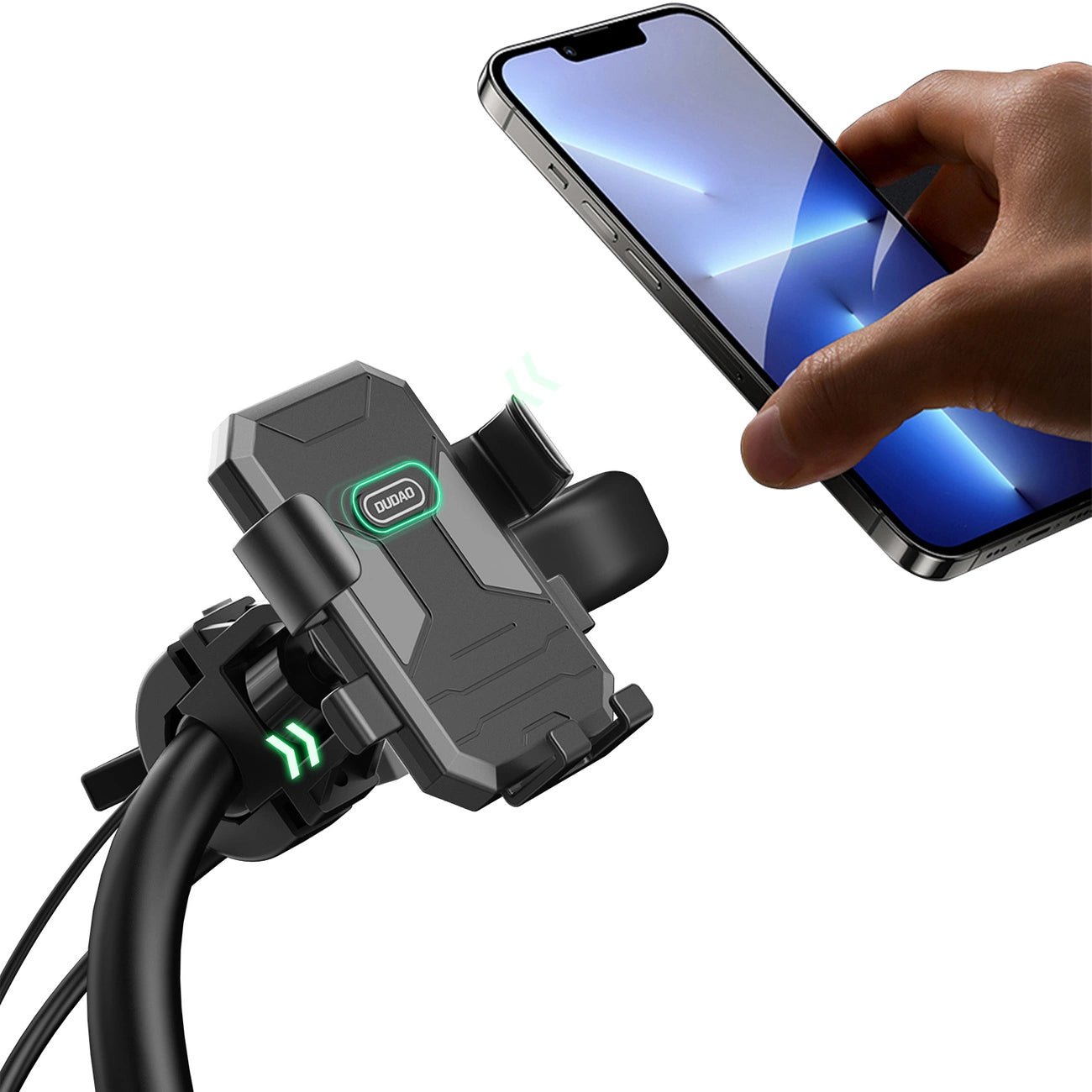 Bicycle / motorcycle phone holder Dudao F7C - black_1