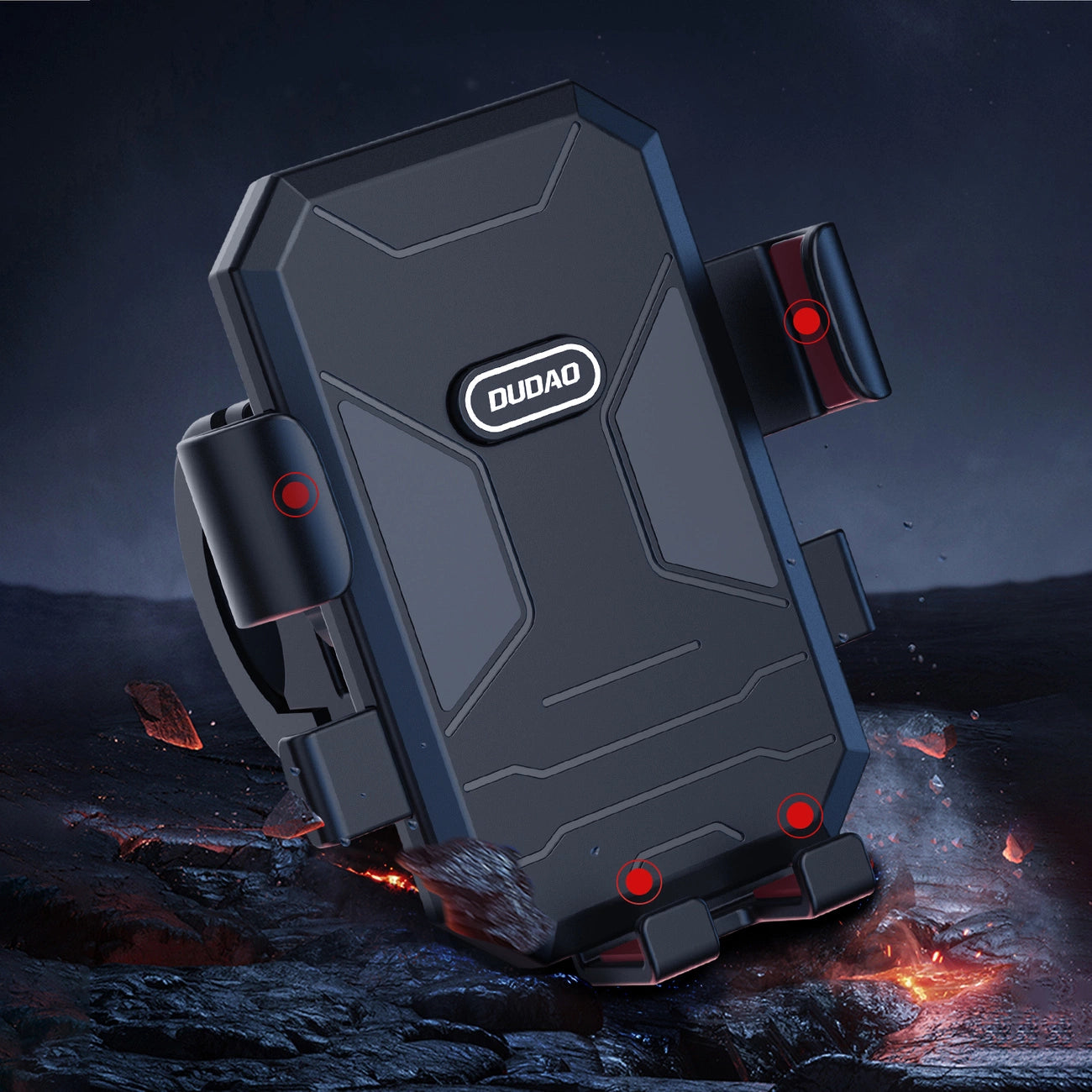 Bicycle / motorcycle phone holder Dudao F7C - black_5