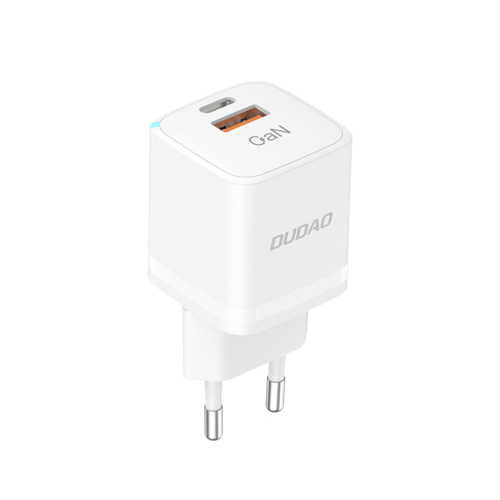 Wall charger GaN 33W PPS USB C/USB Dudao A13Pro - white_0