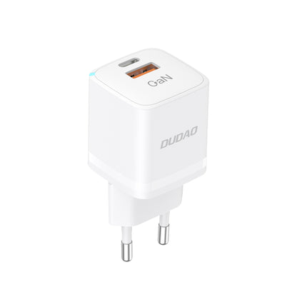 Wall charger GaN 33W PPS USB C/USB Dudao A13Pro - white_0