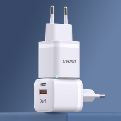 Wall charger GaN 33W PPS USB C/USB Dudao A13Pro - white_1