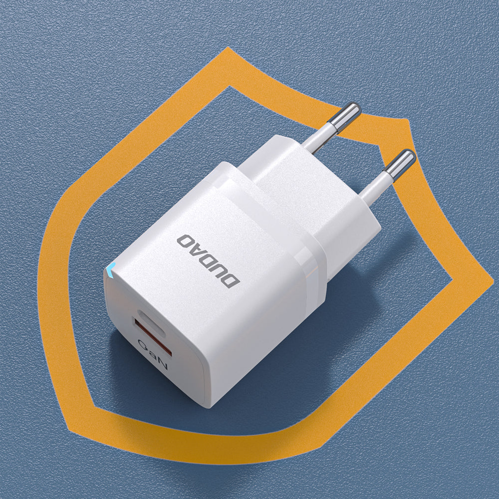 Wall charger GaN 33W PPS USB C/USB Dudao A13Pro - white_6