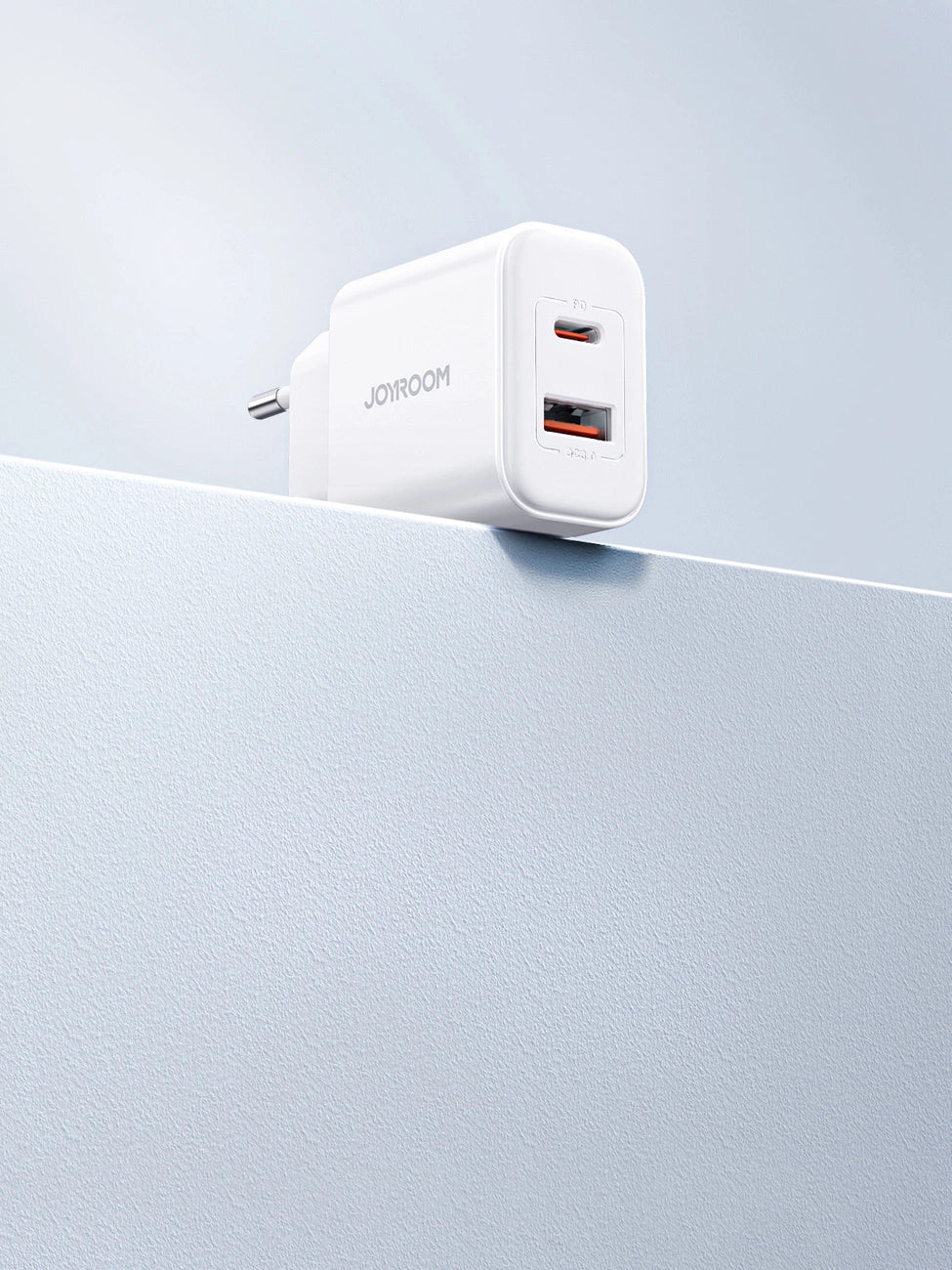 Joyroom JR-TCF05 20W USB-C / USB-A Fast Dual Port Wall Charger - White + USB-C - Lightning 1m_21