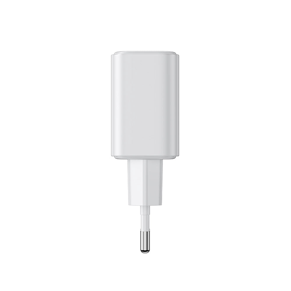 Joyroom JR-TCF05 20W USB-C / USB-A Fast Dual Port Wall Charger - White + USB-C - Lightning 1m_7