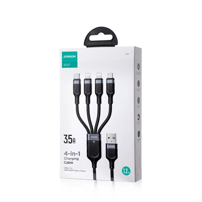Joyroom Multi-Use Series S-A18 4in1 USB-A - USB-C / Lightning / Lightning / micro USB cable 1.2m - black_4