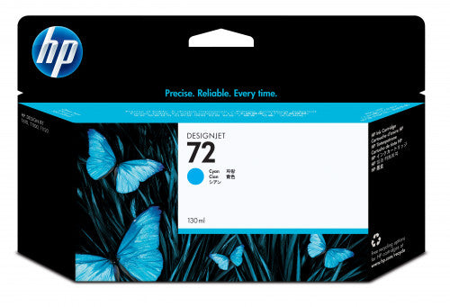 HP 72 130 ml cyan blekkpatron med Vivera-blekk cartucho de tinta 1 pieza(s) Original Alto rendimiento (XL)_1
