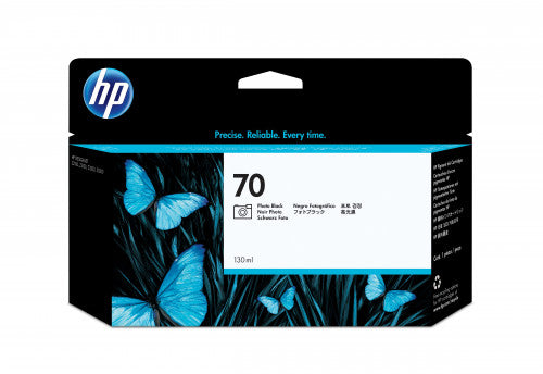 HP 70 130 ml-Foto-Tintenpatrone Schwarz mit Vivera-Tinte cartucho de tinta 1 pieza(s) Original Rendimiento estándar Foto negro_0
