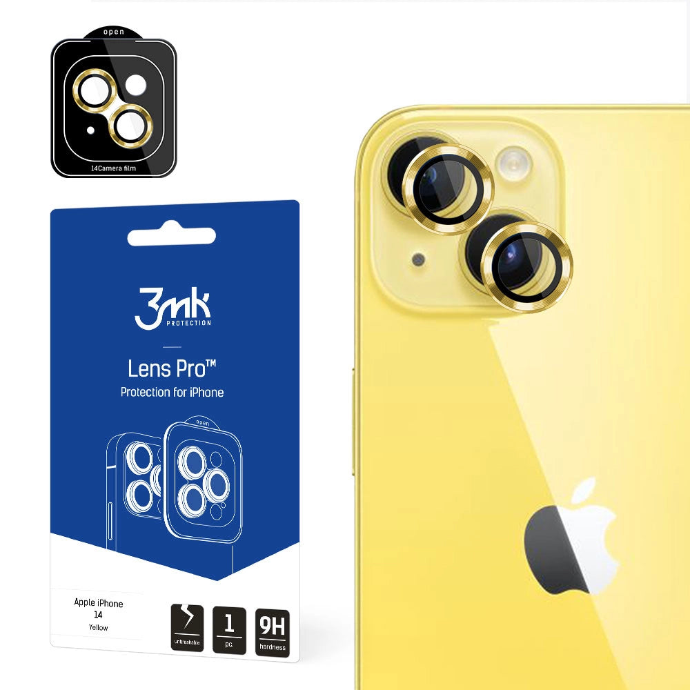 Apple iPhone 14 - 3mk Lens Protection Pro Yellow_0