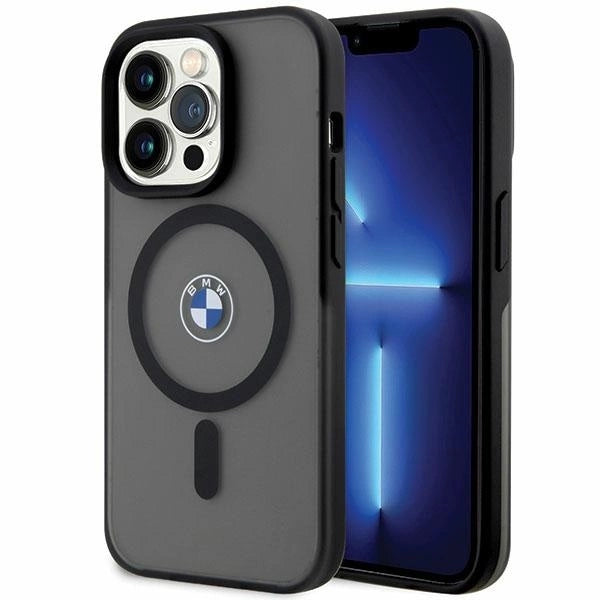 Case BMW BMHMP14LDSLK iPhone 14 Pro 6.1" black/black hardcase Signature MagSafe_0