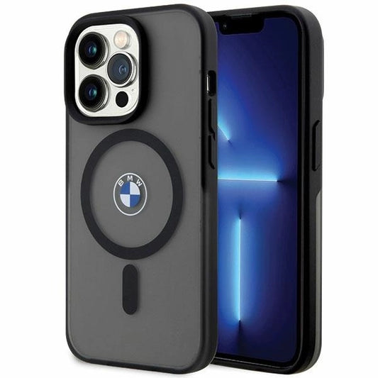 Case BMW BMHMP14LDSLK iPhone 14 Pro 6.1" black/black hardcase Signature MagSafe_0