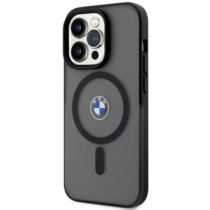 Case BMW BMHMP14LDSLK iPhone 14 Pro 6.1" black/black hardcase Signature MagSafe_1