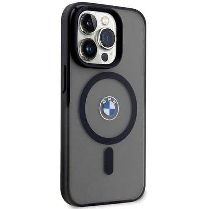 Case BMW BMHMP14LDSLK iPhone 14 Pro 6.1" black/black hardcase Signature MagSafe_3
