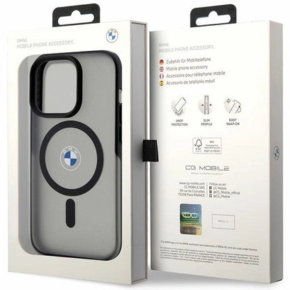 Case BMW BMHMP14LDSLK iPhone 14 Pro 6.1" black/black hardcase Signature MagSafe_7