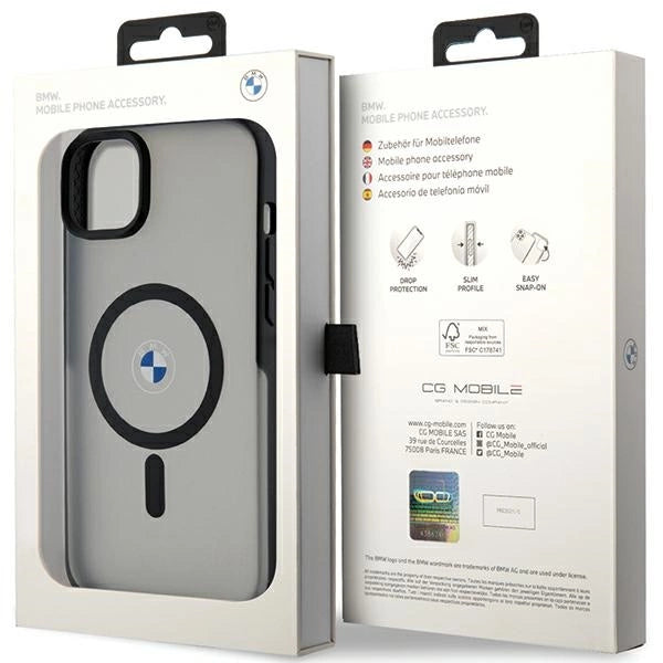 Case BMW BMHMP14MDSLK iPhone 14 Plus 6.7" black/black hardcase Signature MagSafe_7
