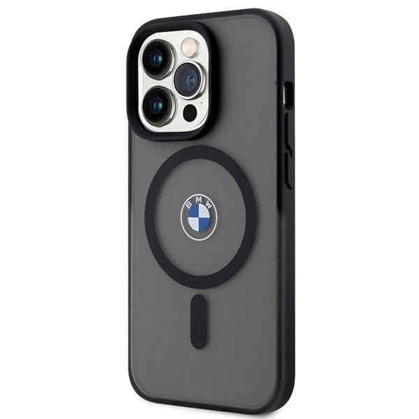 Case BMW BMHMP14XDSLK iPhone 14 Pro Max 6.7" black/black hardcase Signature MagSafe_1