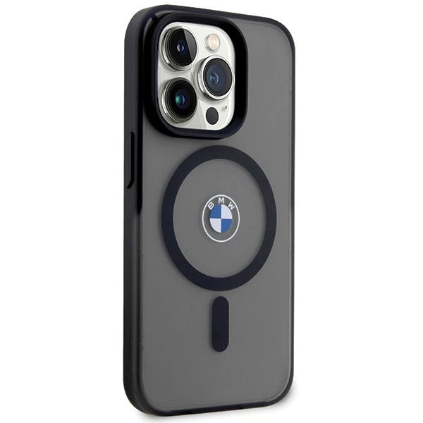 Case BMW BMHMP14XDSLK iPhone 14 Pro Max 6.7" black/black hardcase Signature MagSafe_3
