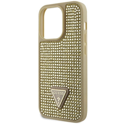 Guess GUHCP14LHDGTPD iPhone 14 Pro 6.1" gold/gold hardcase Rhinestone Triangle_5