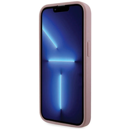 Guess GUHCP14LHDGTPP iPhone 14 Pro 6.1" pink/pink hardcase Rhinestone Triangle_4