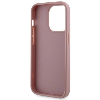 Guess GUHCP14LHDGTPP iPhone 14 Pro 6.1" pink/pink hardcase Rhinestone Triangle_6