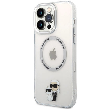 Karl Lagerfeld KKLHMP13XHNKCIT iPhone 13 Pro Max 6.7&quot; hardcase transparent Iconic Karl&amp;Choupette Magsafe_1