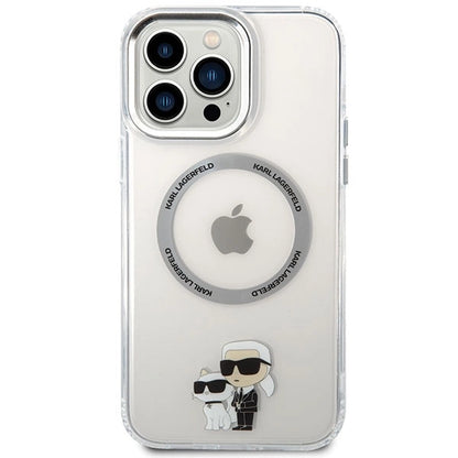 Karl Lagerfeld KKLHMP13XHNKCIT iPhone 13 Pro Max 6.7&quot; hardcase transparent Iconic Karl&amp;Choupette Magsafe_2