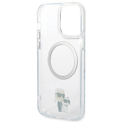 Karl Lagerfeld KKLHMP13XHNKCIT iPhone 13 Pro Max 6.7&quot; hardcase transparent Iconic Karl&amp;Choupette Magsafe_6