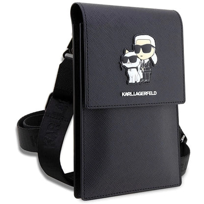 Karl Lagerfeld Handbag KLWBSAKCPMK black/black Saffiano Karl & Choupette_2