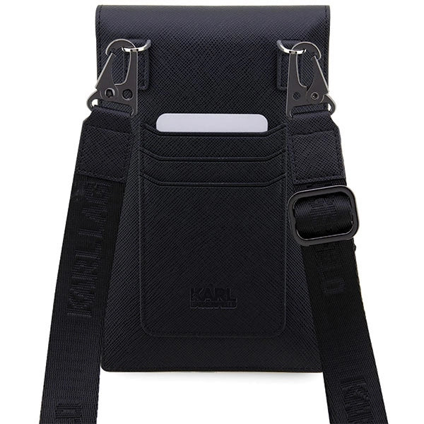 Karl Lagerfeld Handbag KLWBSAKCPMK black/black Saffiano Karl & Choupette_4