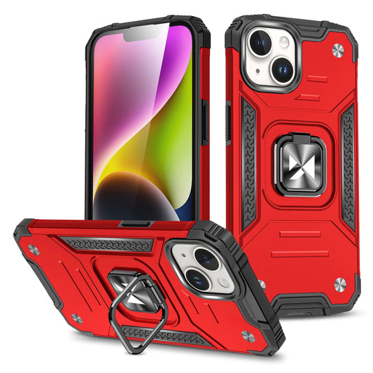 Wozinsky Ring Armor iPhone 15 Plus iPhone 15 Plus Ring Armor Case - Red_0