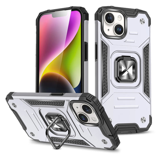 Wozinsky Ring Armor iPhone 15 Plus iPhone 15 Plus Ring Armor Case - Silver_0