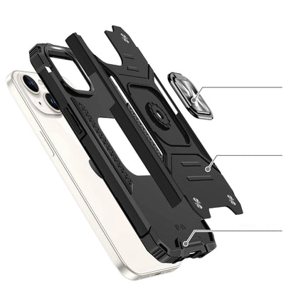 Wozinsky Ring Armor iPhone 15 Plus iPhone 15 Plus Ring Armor Case - Silver_2