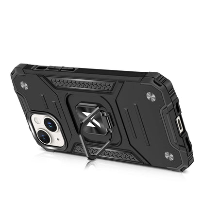 Wozinsky Ring Armor iPhone 15 Plus iPhone 15 Plus Ring Armor Case - Silver_3