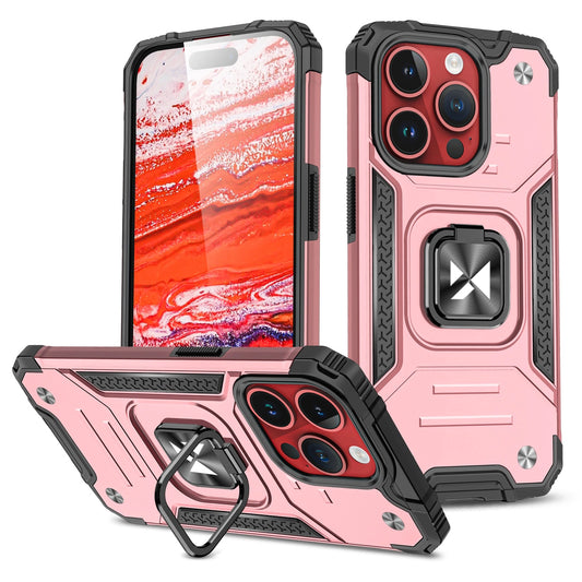 Wozinsky Ring Armor iPhone 15 Pro iPhone 15 Pro Ring Armor Case - Gold_0