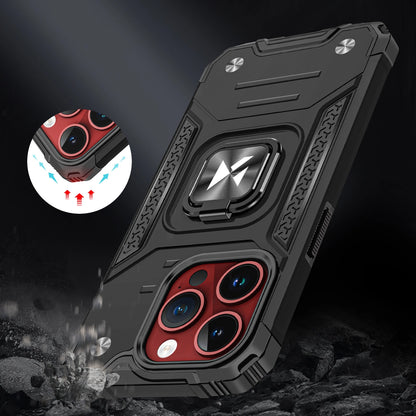 Wozinsky Ring Armor iPhone 15 Pro Max Ring Armor Case - Gold_6
