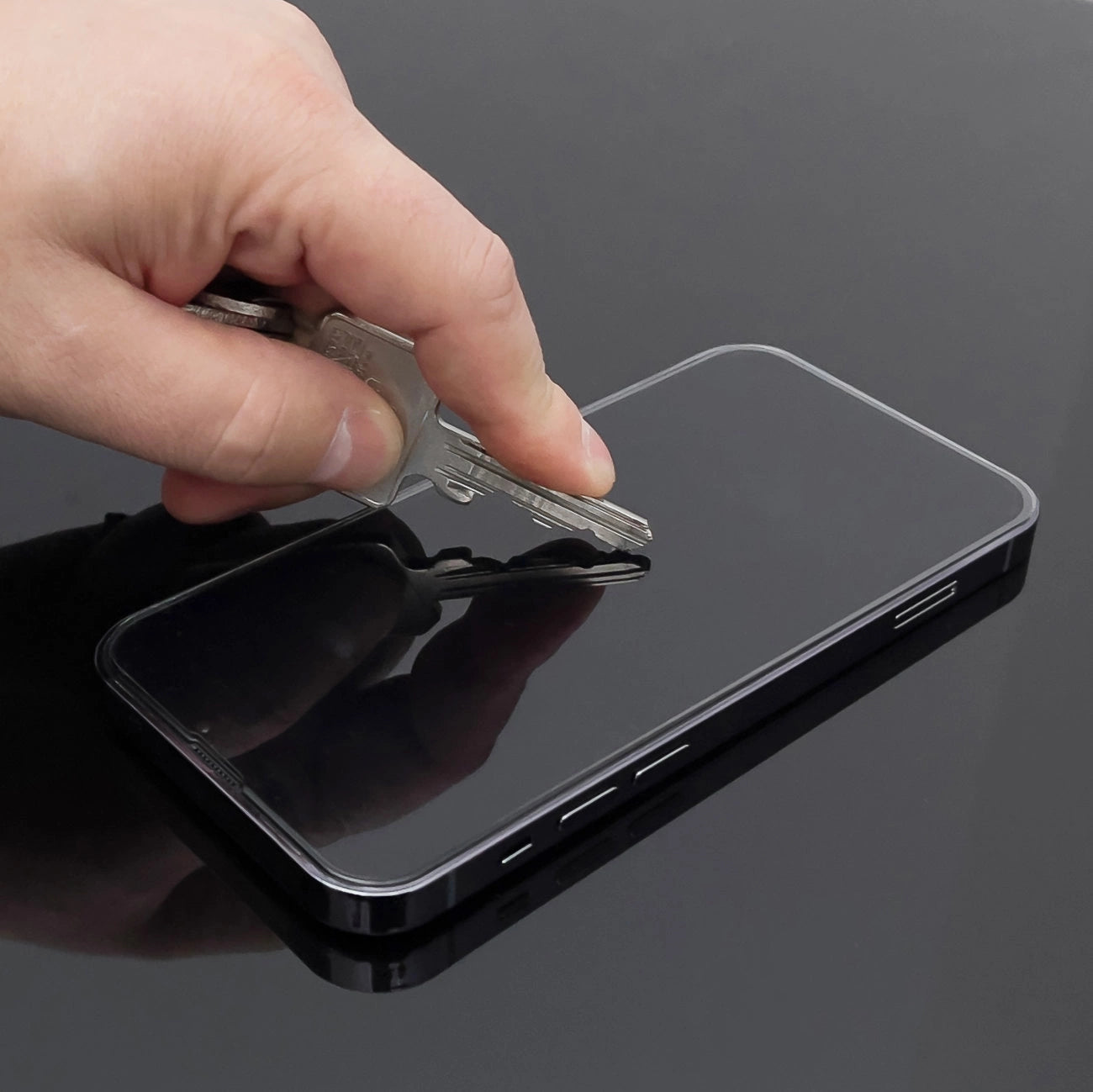 Privacy glass with Anti Spy filter for iPhone 15 Pro Max Wozinsky Privacy Glass - black_4