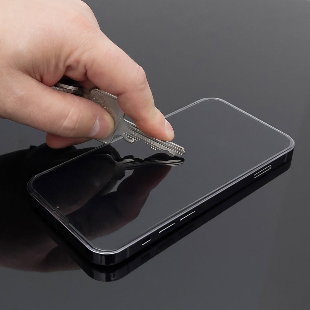 Privacy glass with Anti Spy filter for iPhone 15 Pro Wozinsky Privacy Glass - black_3
