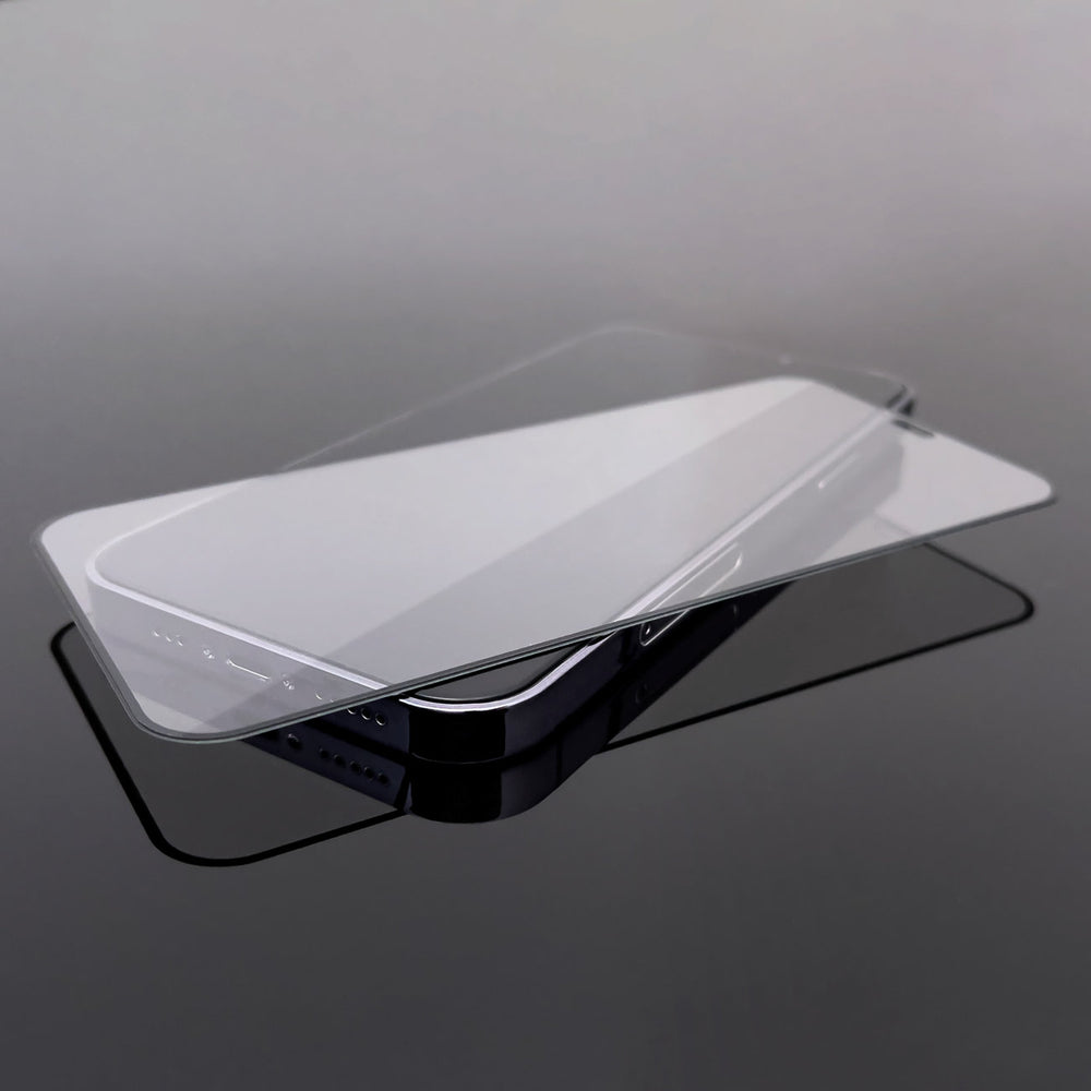 2pcs Full Screen Tempered Glass with Frame Case Friendly Wozinsky Full Glue iPhone 15 Pro - Black_1