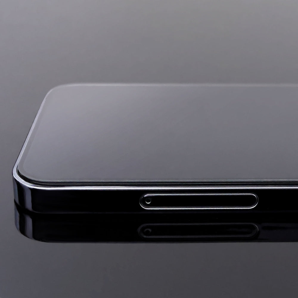 2pcs Full Screen Tempered Glass with Frame Case Friendly Wozinsky Full Glue iPhone 15 Pro - Black_4