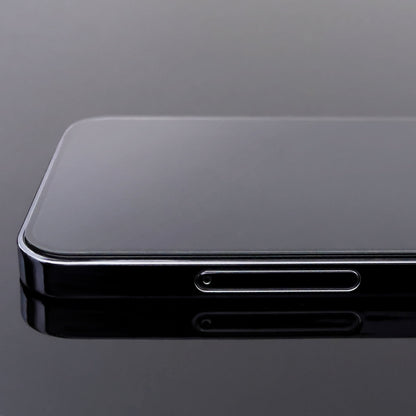 2pcs Full Screen Tempered Glass with Frame Case Friendly Wozinsky Full Glue iPhone 15 Pro - Black_4