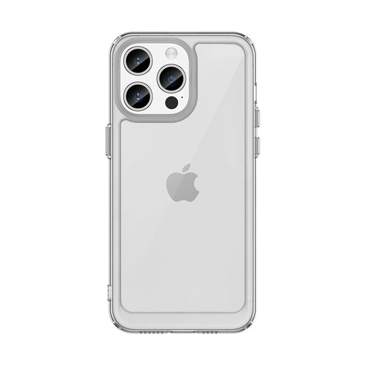 Reinforced case with flexible frame for iPhone 15 Pro Outer Space - transparent_0