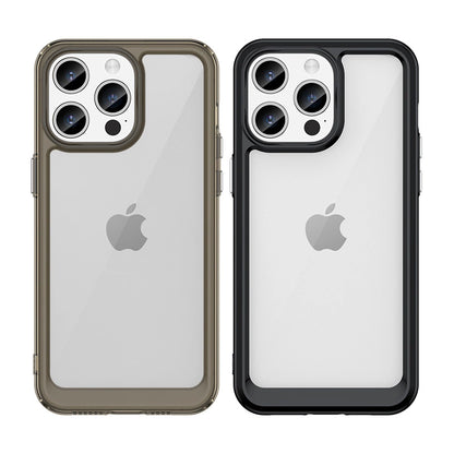 iPhone 15 Pro Outer Space reinforced case with a flexible frame - black_2