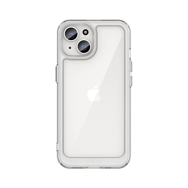 iPhone 15 Outer Space reinforced case with flexible frame - transparent_0