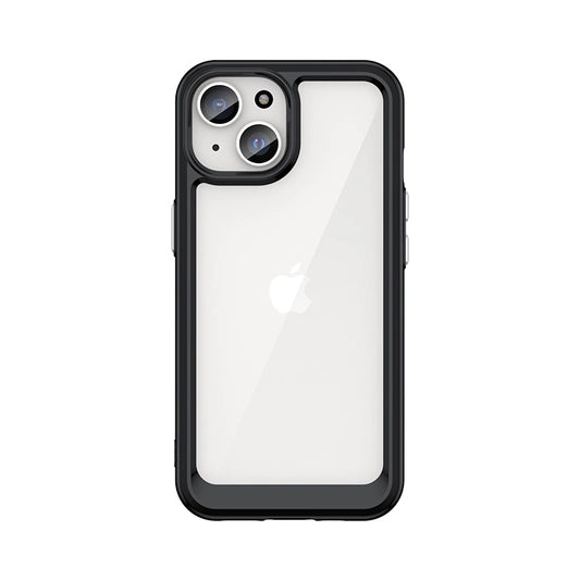 iPhone 15 Outer Space Reinforced Case with Flexible Frame - Black_0