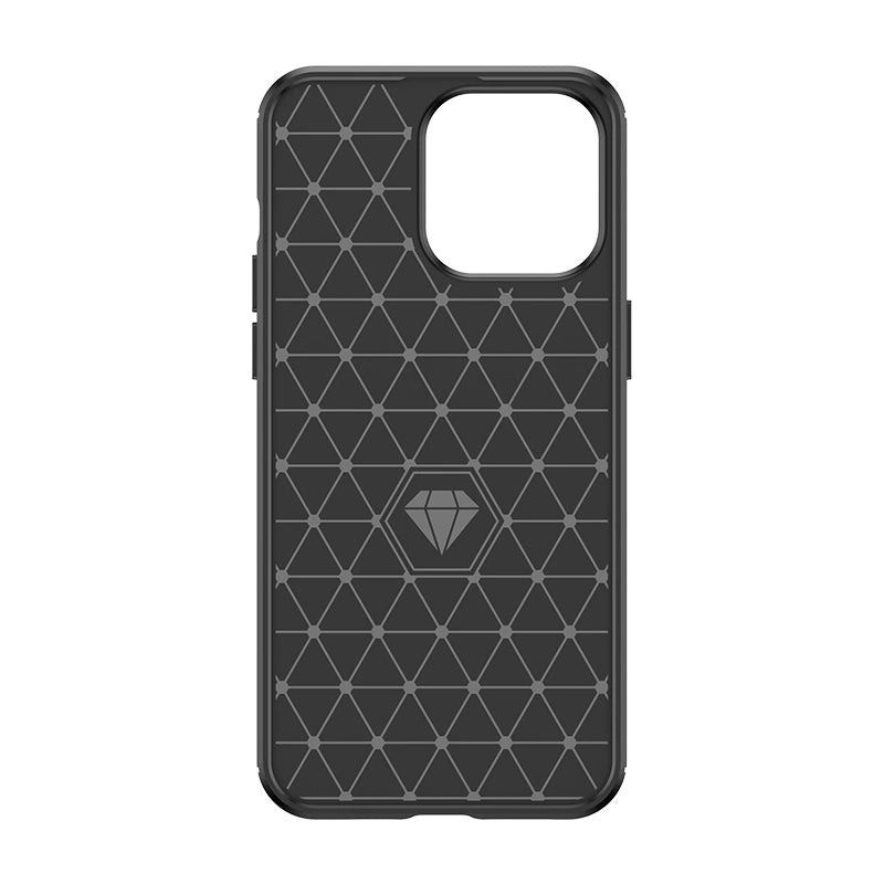 Flexible carbon pattern case for iPhone 15 Pro Max Carbon Case - blue_5