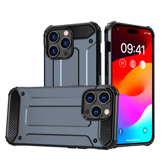 iPhone 15 Pro Hybrid Armor case - blue_0