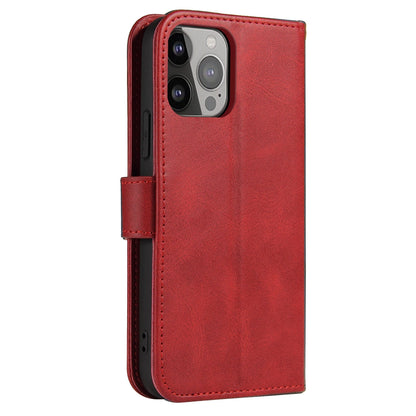 Wallet Case with Stand for iPhone 15 Pro Max Magnet Case - Red_3