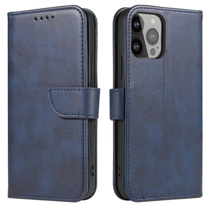 Wallet Case with Stand for iPhone 15 Plus Magnet Case - blue_0